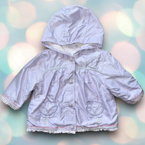 Carter’s Baby Girl’s Floral Lightweight Windbreaker Jacket Size 12 Months - Picture 1 of 2